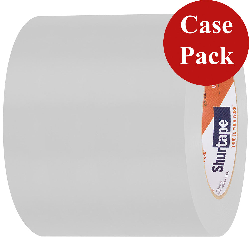 Shurtape UVResistant Marine Hull Preservation Tape  96MM  33M Roll  Straight Edge White Case of 12 Rolls 105749C